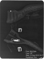 Handgun image xray